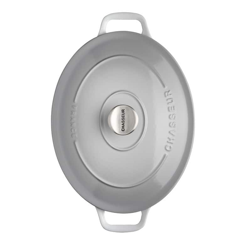 Chasseur French Enameled Cast Iron Oval Dutch Oven, 7.25-quart