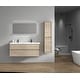 preview thumbnail 6 of 21, Kingdee 60D" Wall Mounted Vanity with Reinforced Acrylic Sink