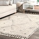 preview thumbnail 3 of 11, Nuloom Camilla Moroccan Tassel Area Rug 4' x 6' - Ivory - Rectangle