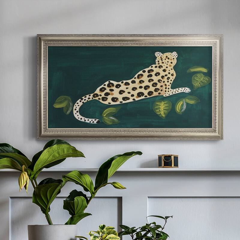 Lethargic Leopard I Premium Framed Canvas- Ready to Hang