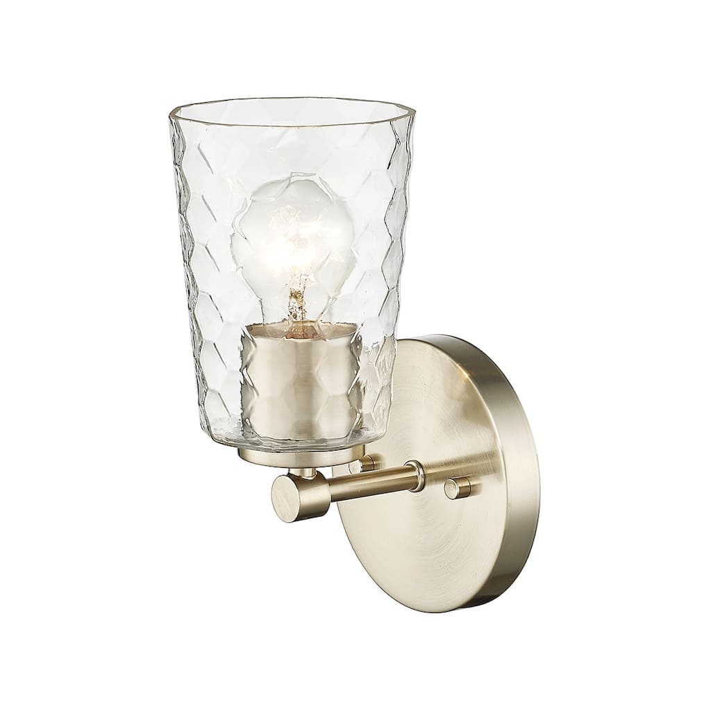 Millennium Lighting Ashli 1 Light Sconce with Clear Honeycomb Glass Shades