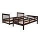 preview thumbnail 6 of 44, Twin-over-Twin Bunk Bed with Twin size Trundle for Bedroom, Dorm, Adults