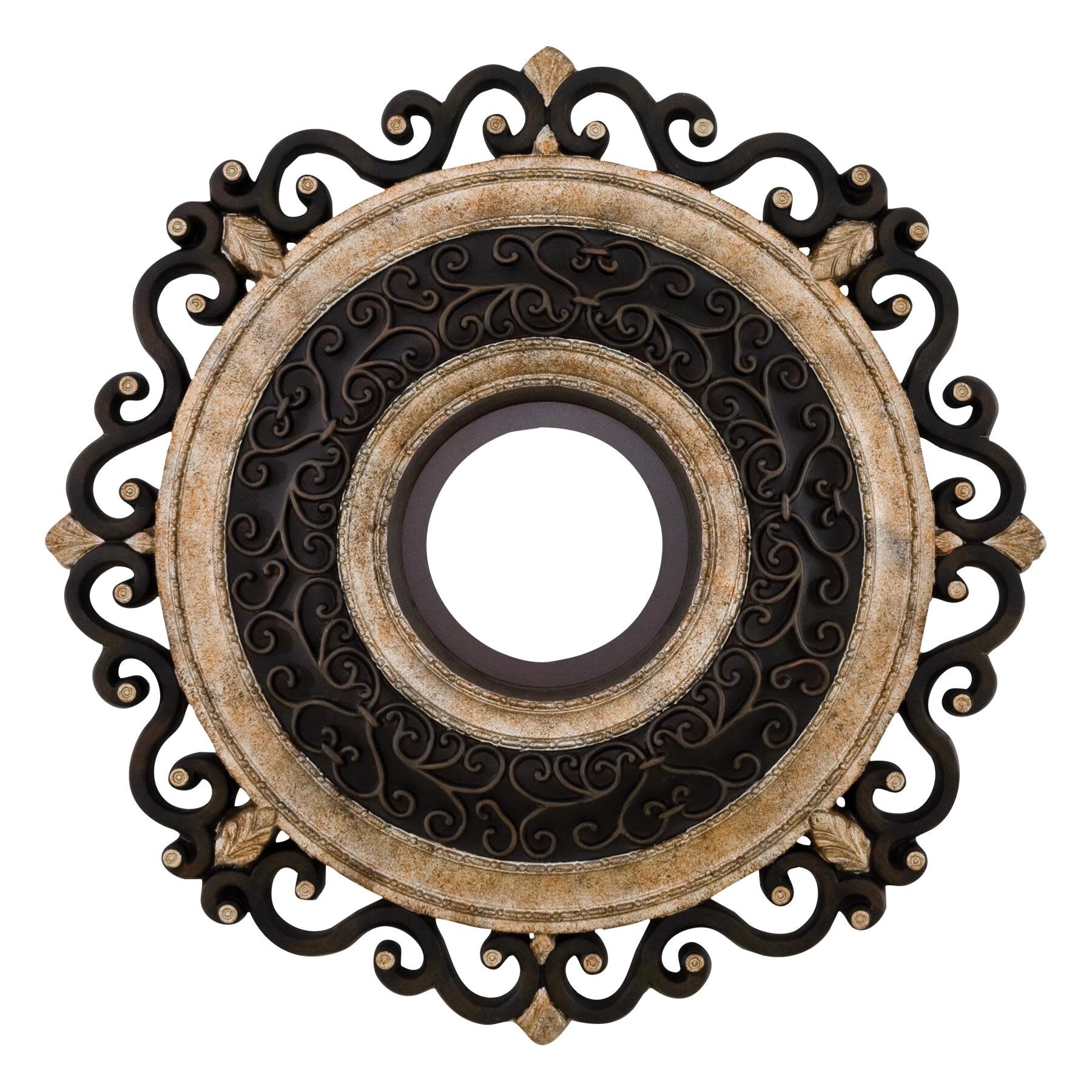 Shop Black Friday Deals On Minkaaire Cm7022 22 Ceiling Medallion From The Napoli Collection Sterling Walnut Overstock 13058962 Sterling Walnut