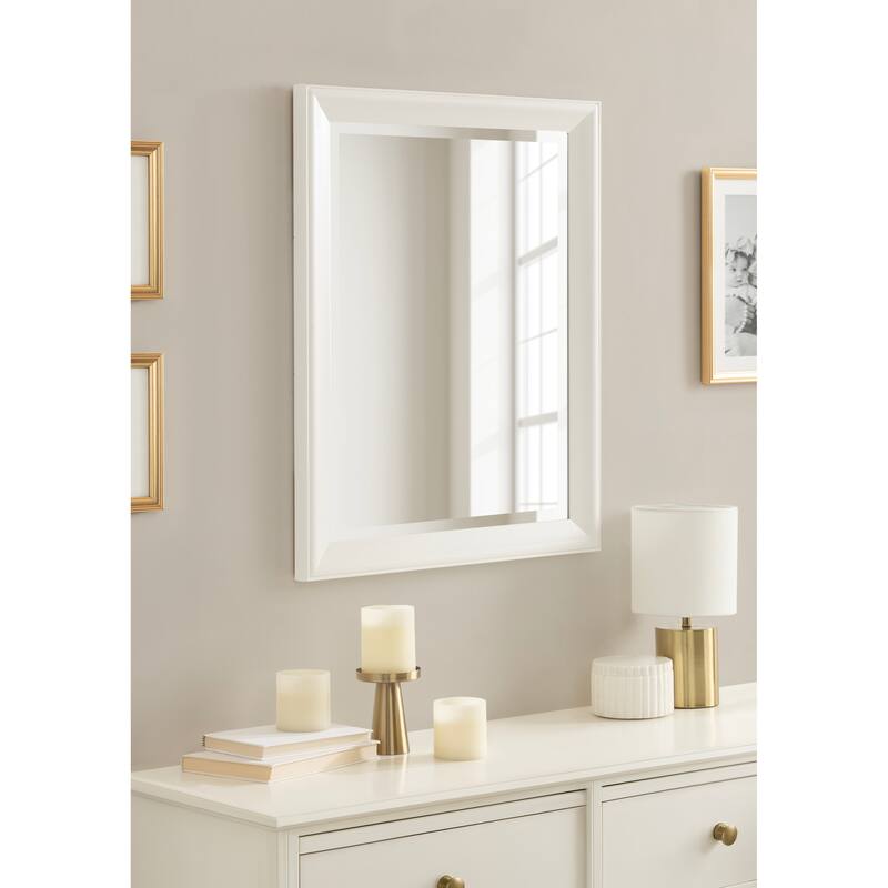 Kate and Laurel Kalla Rectangle Bathroom Wall Mirror