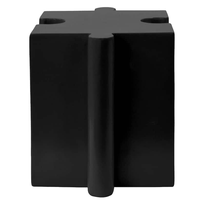 Roomfitters Puzzle Art Side Table, Modular Concave MGO Accent Table for Indoor & Outdoor