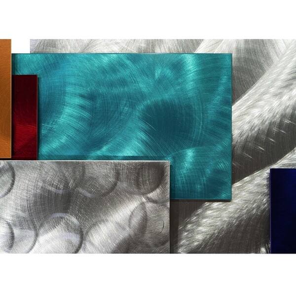 Shop Statements2000 Large 3d Metal Wall Art Sculpture Modern Geometric Decor By Jon Allen Impromto Overstock 12455954