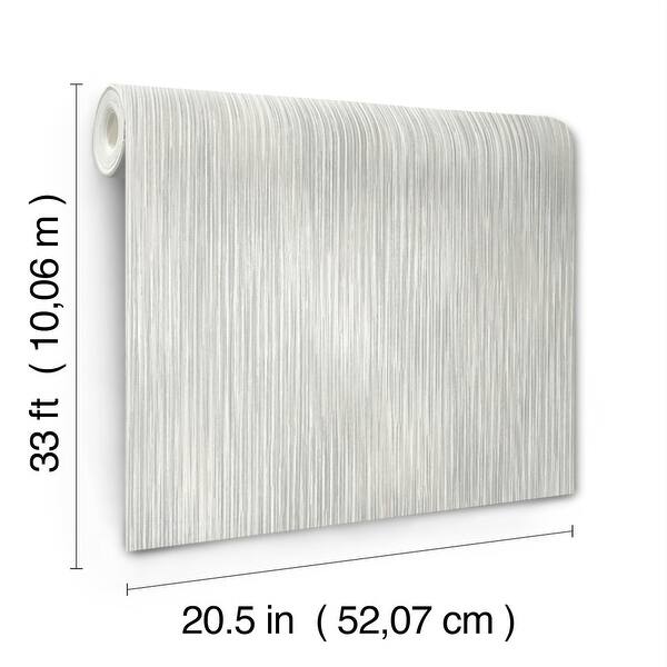 A-Street Prints Largo Grey Striated Wallpaper