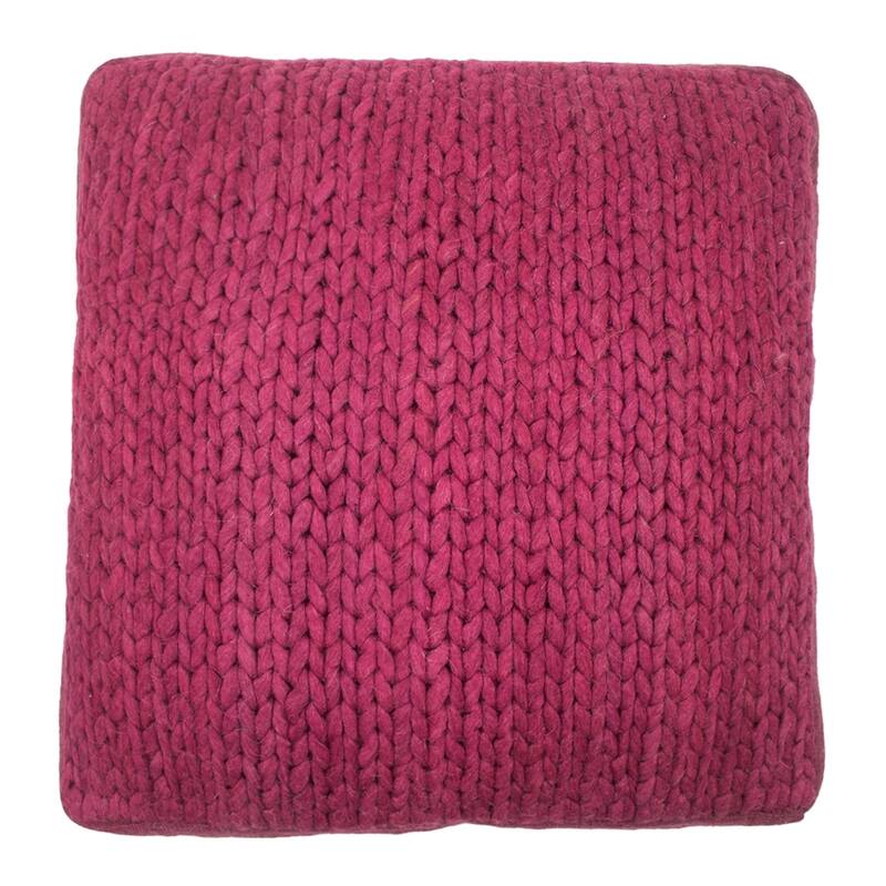 Jiti Indoor Braided Design Casual Lounging Pouf Ottoman Seating for Indoor Space.