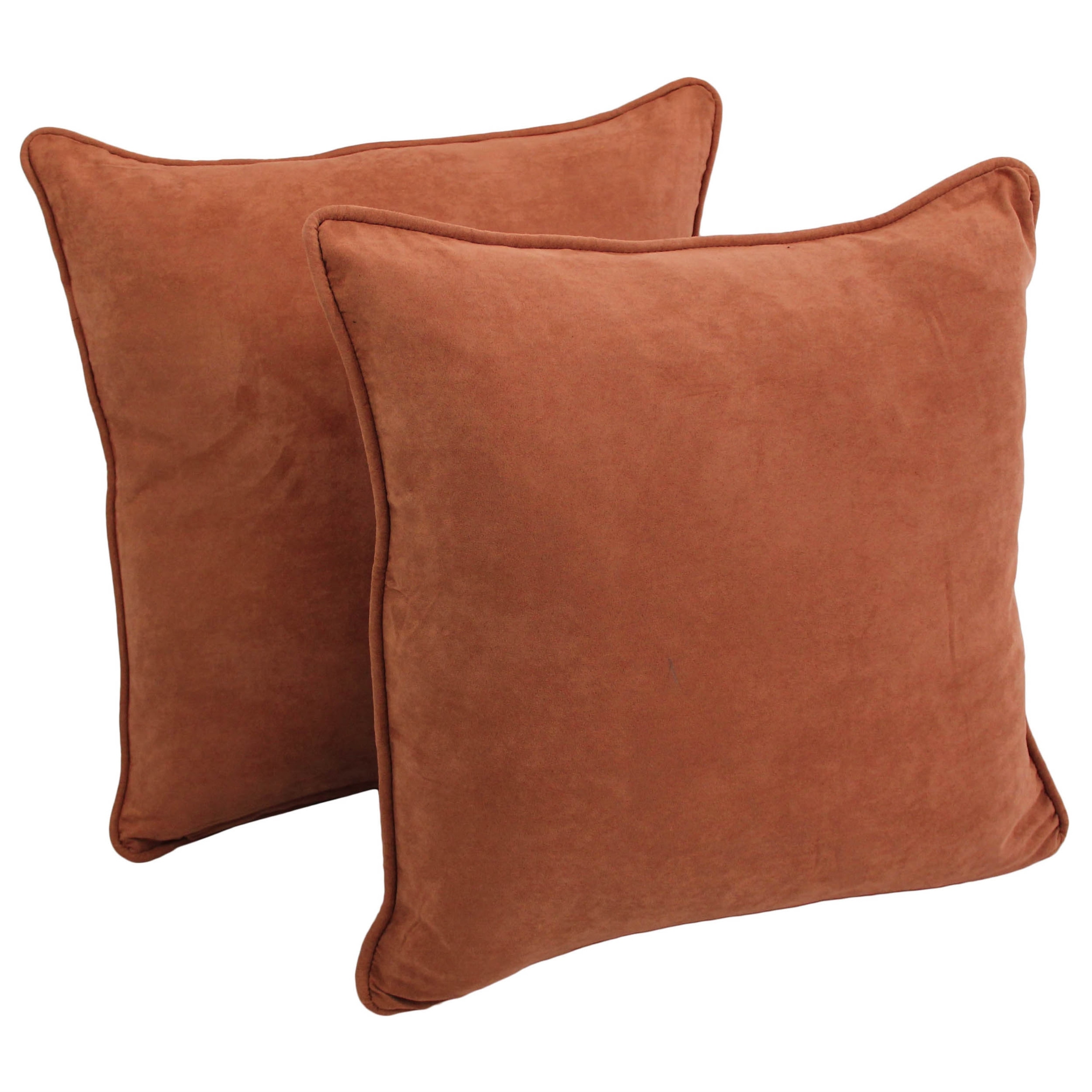 Blazing Needles 25-in. Square Microsuede Throw Pillows (Set - Picture 70 of 89