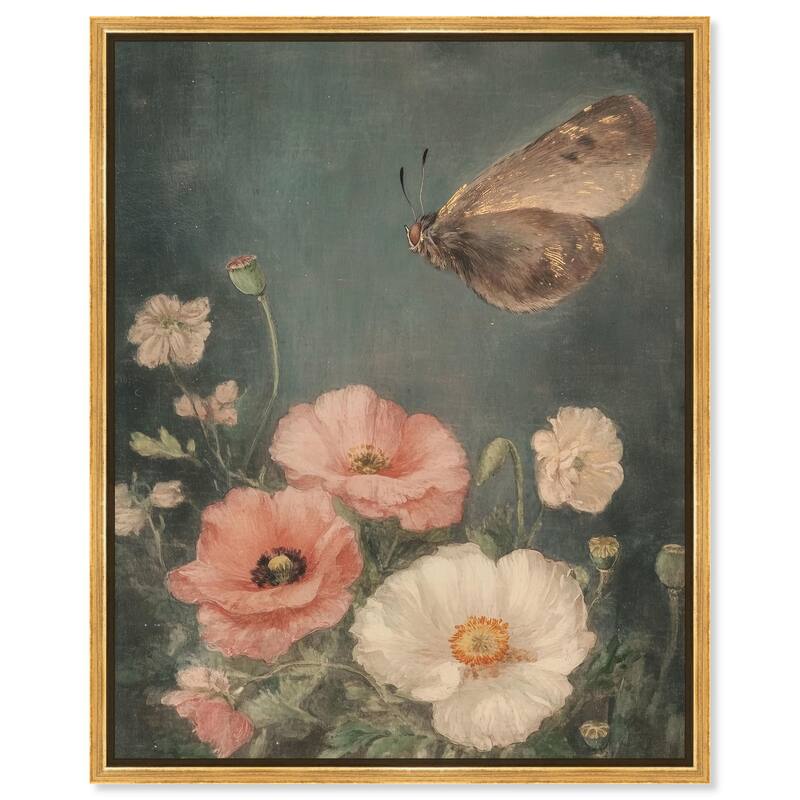 Shadowed Flutter II Canvas by Art Remedy - Gold - 24" x 30"