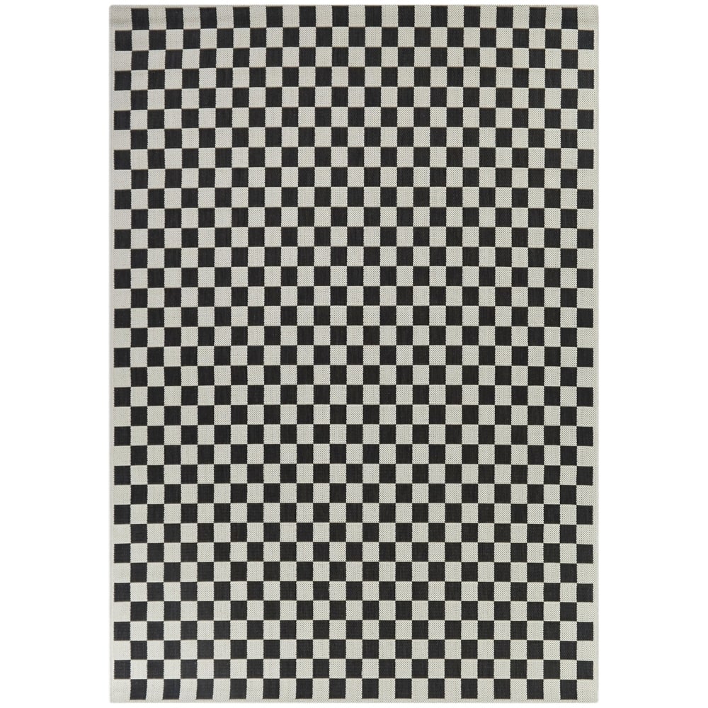 Rupert Checkered Patio Indoor/Outdoor Area Rug