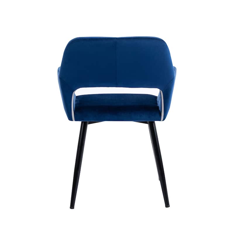 Porthos Home Giana Velvet/ Steel Dining Chairs (Set of 2)