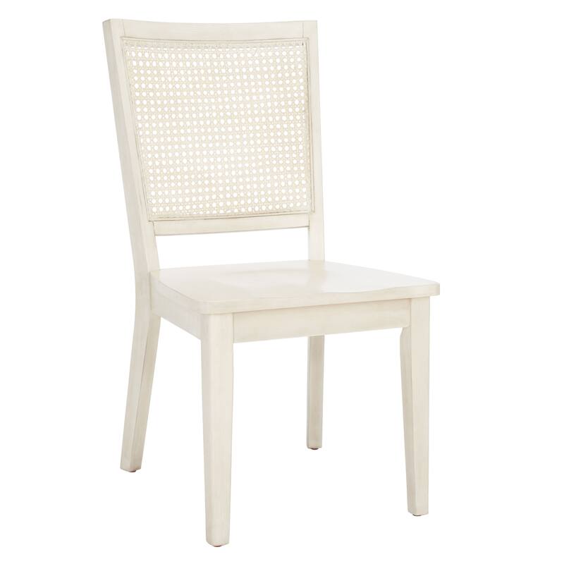 SAFAVIEH Elia Farmhouse Dining Chair (Set of 2) - 20 In. W x 23 In. D x 37 In. H - 20Wx23Dx37H