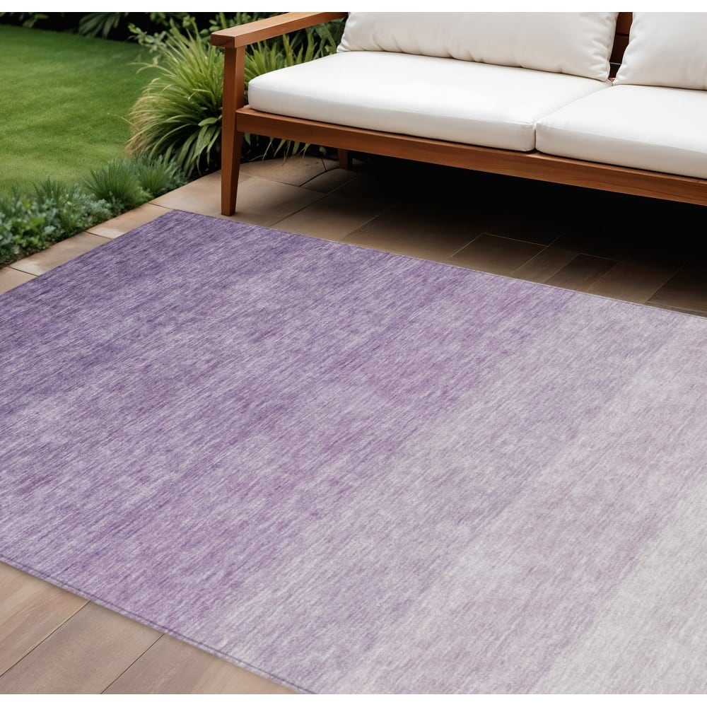 HomeRoots Ombre Transitional Rectangle Outdoor Rug