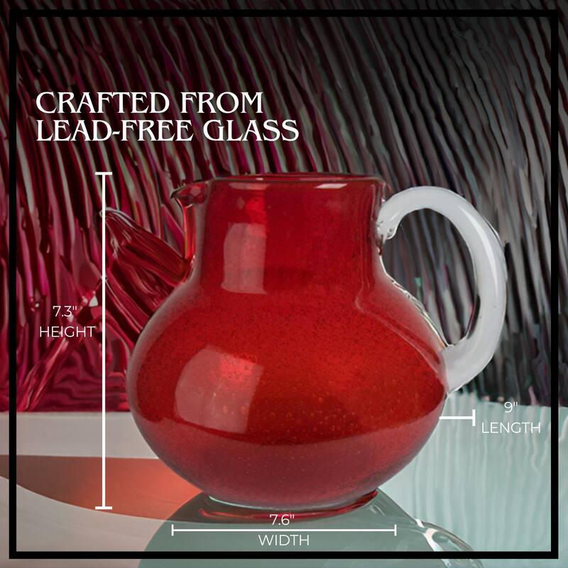 Artland Iris Pitcher with Highball Glasses