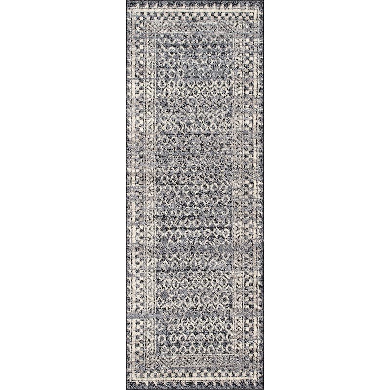 Nuloom Elodie Distressed Diamonds Area Rug