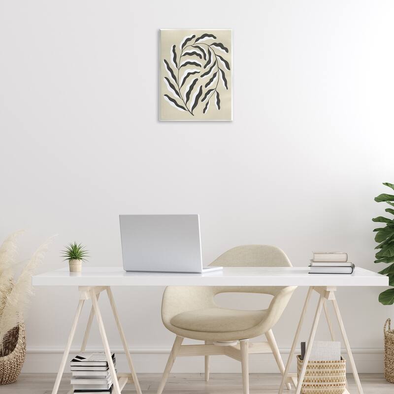 Stupell Curved Blooming Botanical Wall Plaque Art Design By Grace Popp