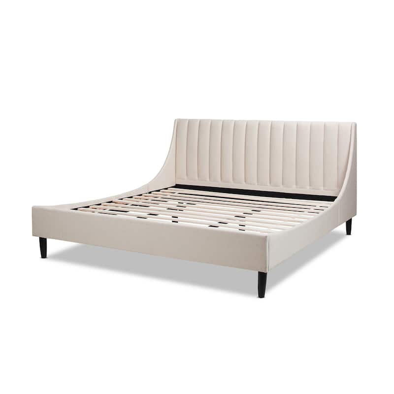 Aspen Vertical Tufted Upholstered Platform Bed
