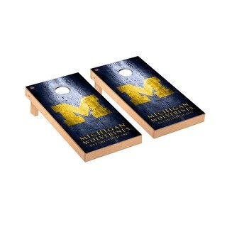 Michigan Wolverines Museum Cornhole Board Set