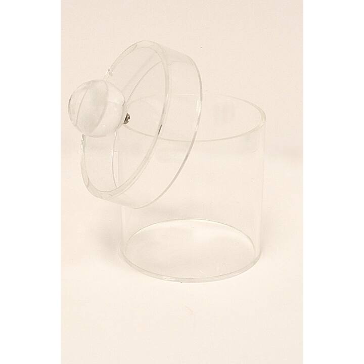 Acrylic Canister with Clear Ball Knob (3 sizes)