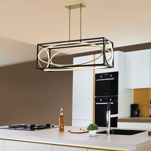 Maxax 5 - Light Kitchen Island Square / Rectangle LED