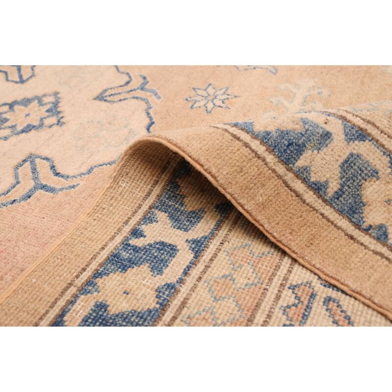 ECARPETGALLERY Hand-knotted Finest Ghazni Tan Wool Rug - 9'10 x 13'5