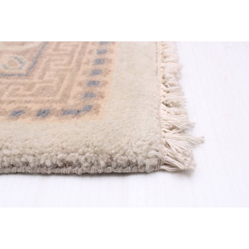 ECARPETGALLERY Hand-knotted 18 Of 20 Pak Finest Mamluk Grey Wool Rug - 8'2 x 10'0