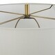 preview thumbnail 6 of 5, Uttermost Window Pane White Table Lamp - 28"H,   Shade 10"H x 17"Dia.