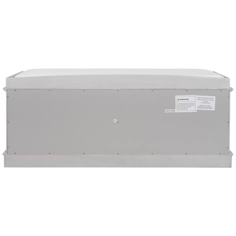 Storage Bench with 4 Doors and Adjustable Shelves