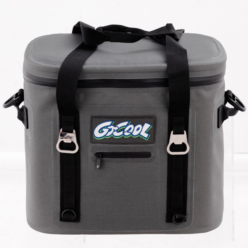 Gymax Insulated Lunch Box Lunch Bag 24-Can Soft Cooler Bag