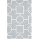 preview thumbnail 60 of 82, SAFAVIEH Handmade Cambridge Tula Modern Moroccan Wool Rug 2'6" x 4' - Light Blue/Ivory - Rectangle