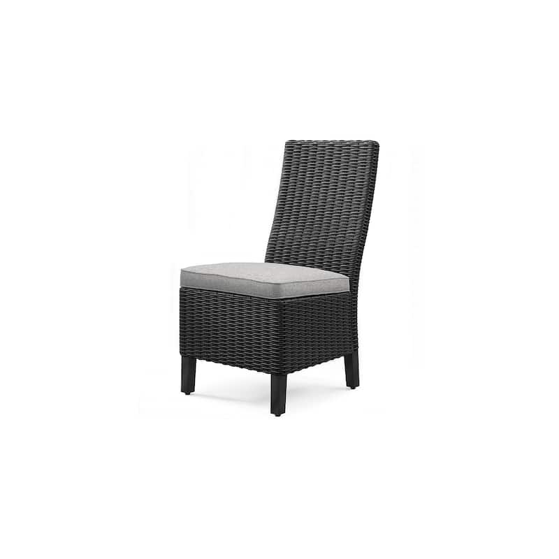 Signature Design by Ashley Beachcroft Black/Light Gray 5-Piece Outdoor Dining Package - 84.25" W x 42.25" D x 29.25" H