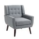 preview thumbnail 27 of 59, Morden Cotton Linen Upholstered Armchair