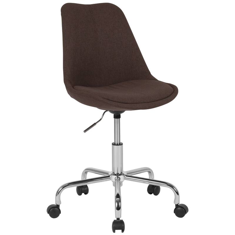 Mid-Back Fabric Task Office Chair with Pneumatic Lift