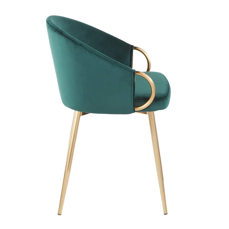 Silver Orchid Battista Upholstered Chair - Set of 2
