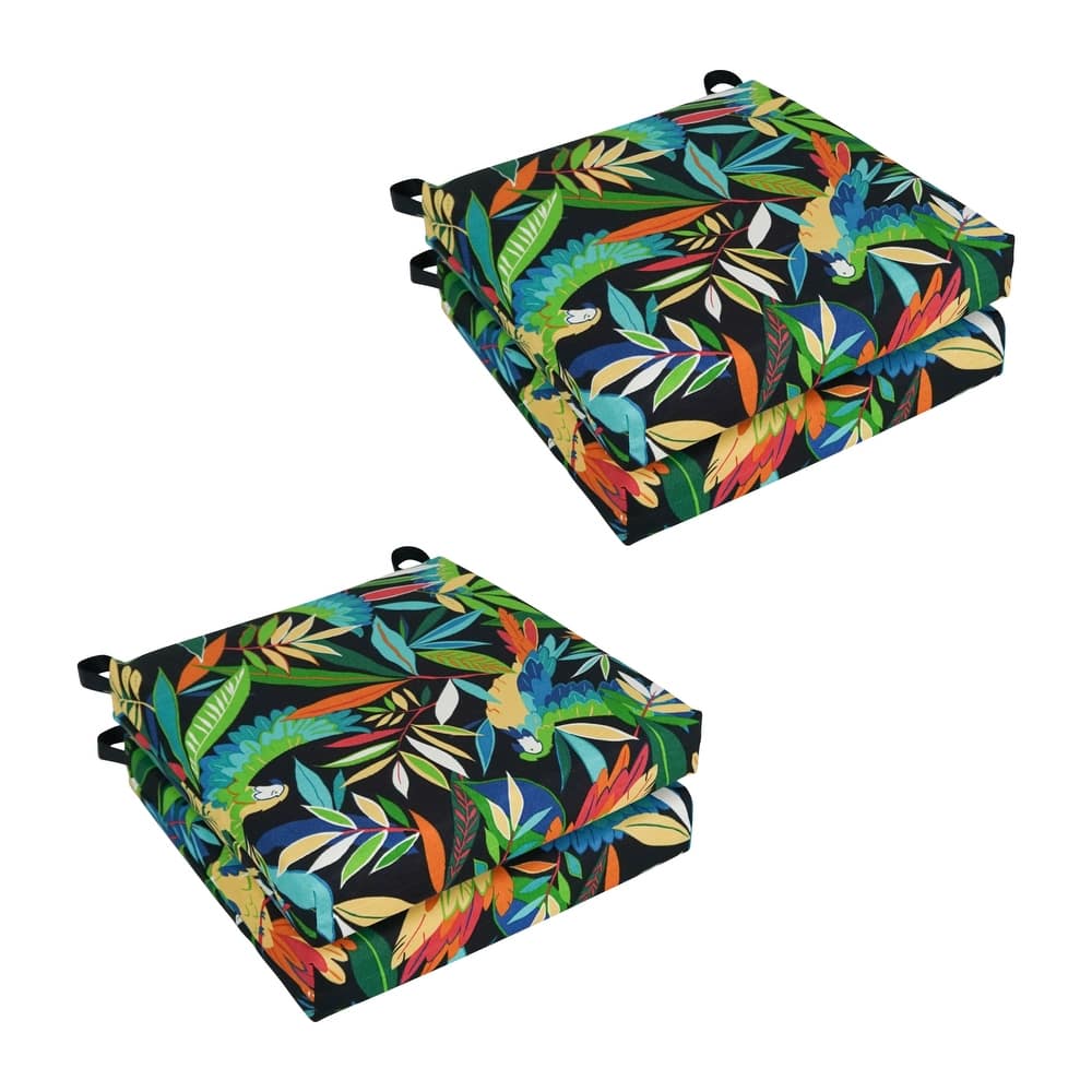 16-inch Indoor/Outdoor Chair Cushions (Set of 4) - 16 x 16