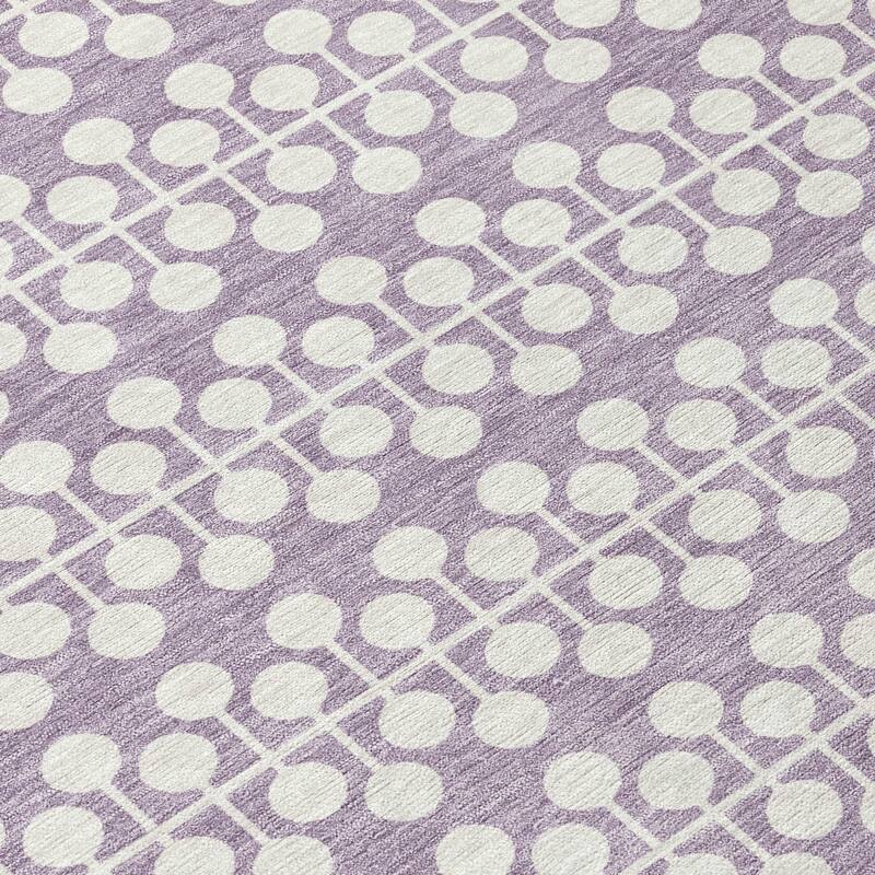 Machine Washable Indoor/ Outdoor Modern Ailey Chantille Rug