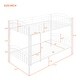 preview thumbnail 4 of 4, Twin Over Twin Metal Bunk Beds, Convertible Bunk Bed Divided into Two Beds for Kids Boys Girls Teens, White