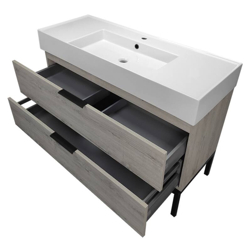 Nameeks Derin-4818 Derin 48" Free Standing Single Basin Vanity Set