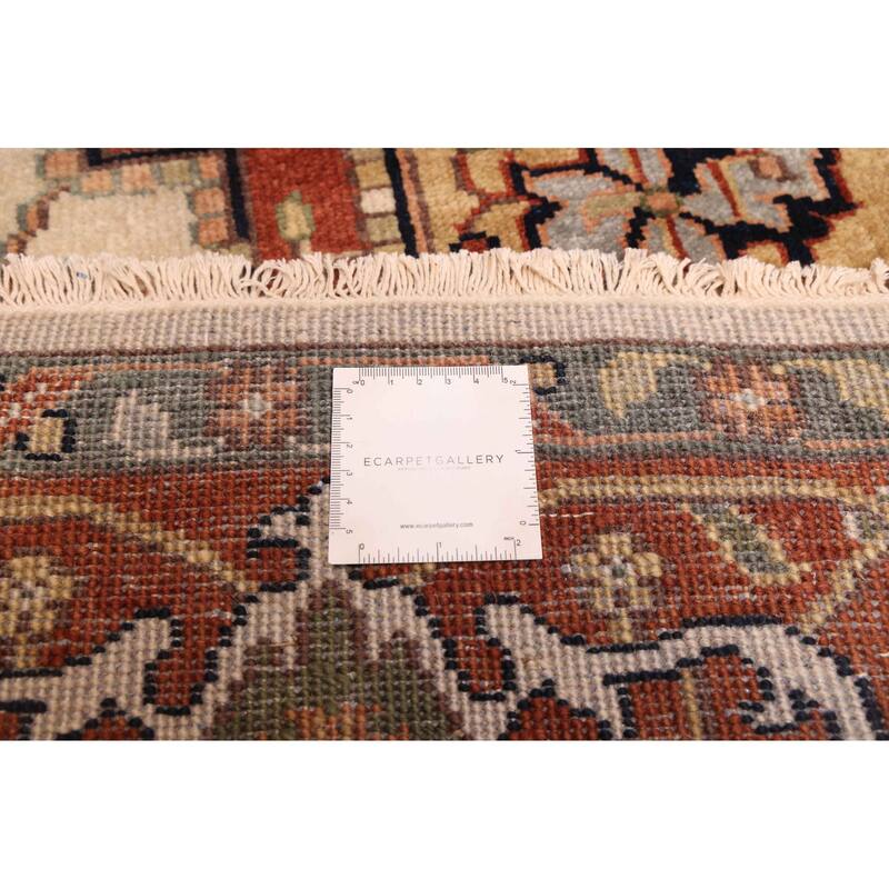 ECARPETGALLERY Hand-knotted Jules Sultane Ivory Wool Rug - 5'9 x 8'8