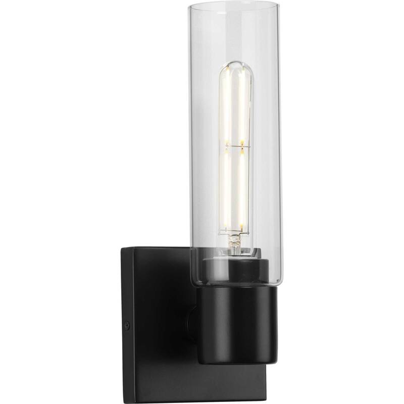 Progress Lighting Clarion 13" Tall Bathroom Sconce - Matte Black
