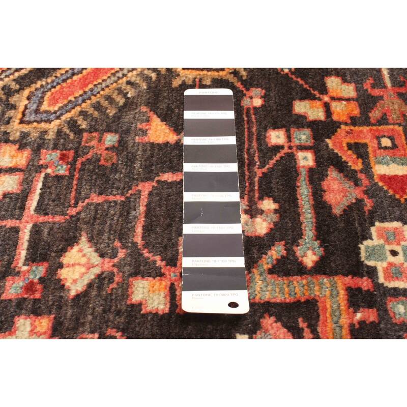 ECARPETGALLERY Hand-knotted Anatolian Black Wool Rug - 3'8 x 6'4