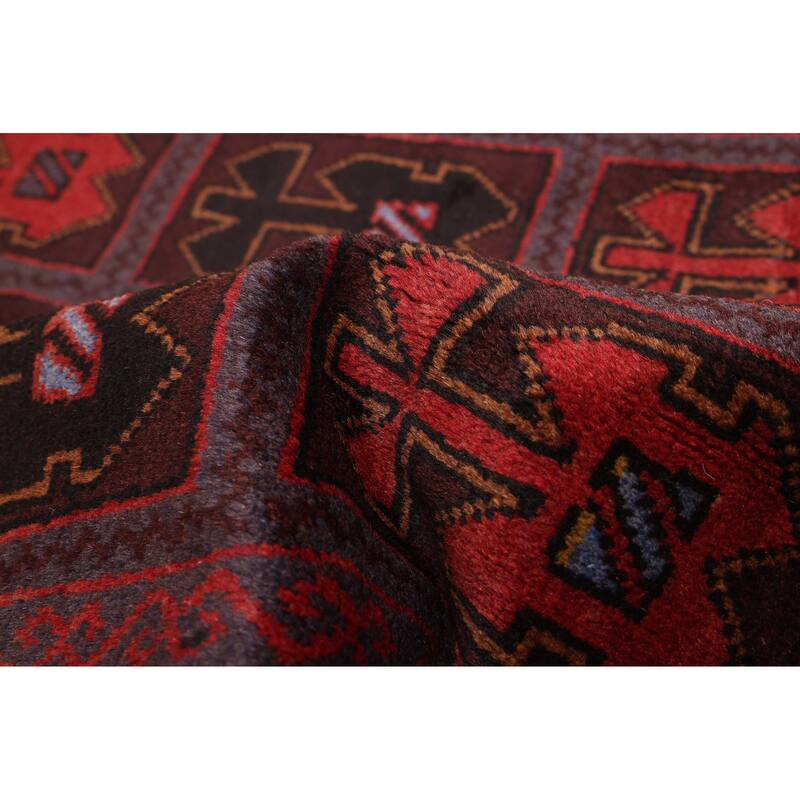 ECARPETGALLERY Hand-knotted Teimani Dark Brown Wool Rug - 3'5 x 6'1