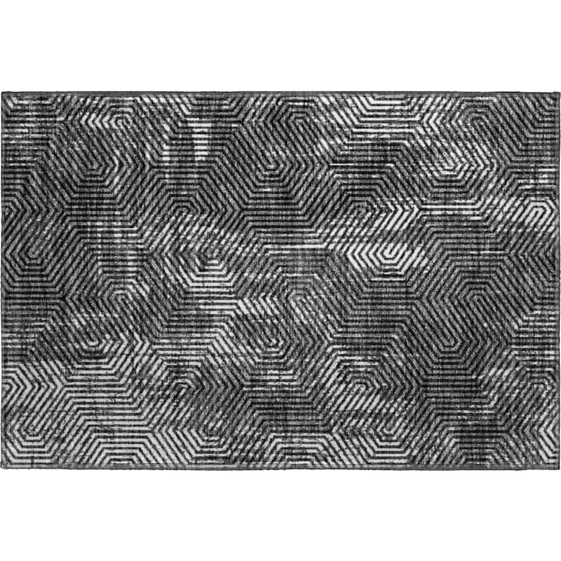 Premium Washable Super Soft Modern Maze Mayfield Rug