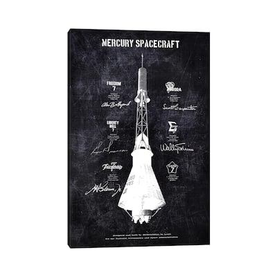 iCanvas "MERCURY SPACECRAFT" by Joseph Fernando Canvas Print