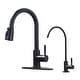 preview thumbnail 24 of 27, WOWOW Single Handle Pull Down Kitchen Faucet with Water Filter Faucet Oil Rubbed Bronze