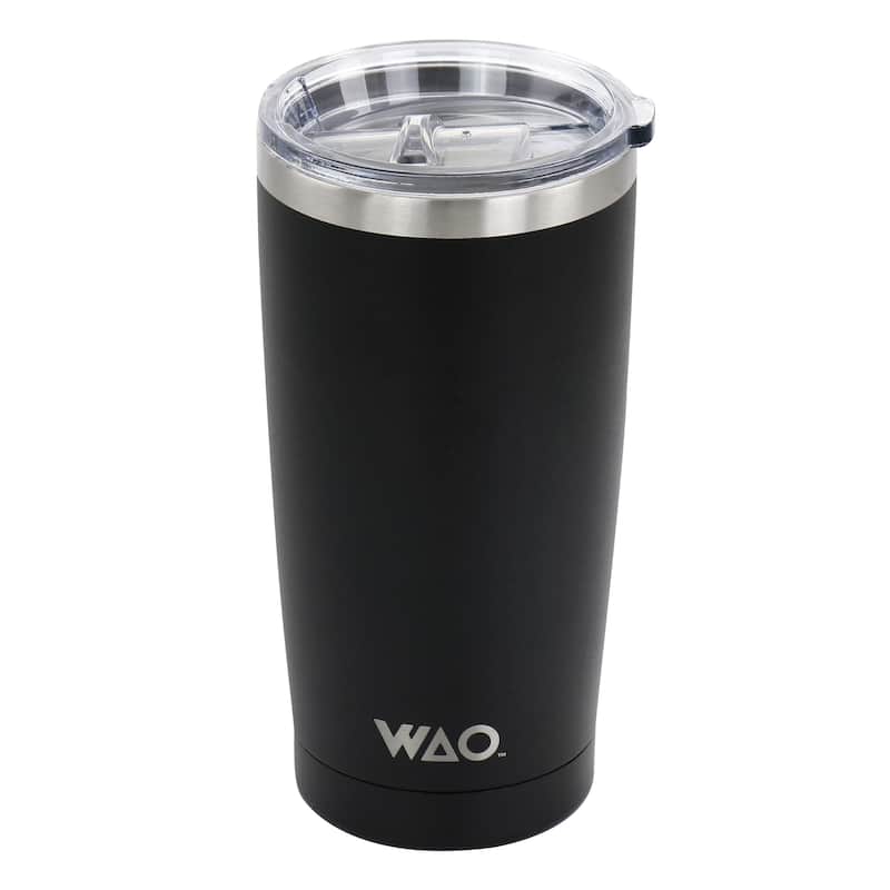 WAO 18oz Thermal Tumbler with Acrylic Lid in Matte Black