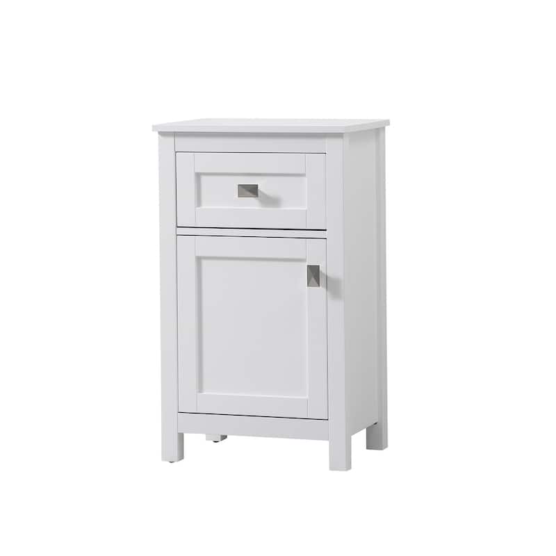 Indigo Home 18 Inch Bathroom Storage Freedstanding Cabinet