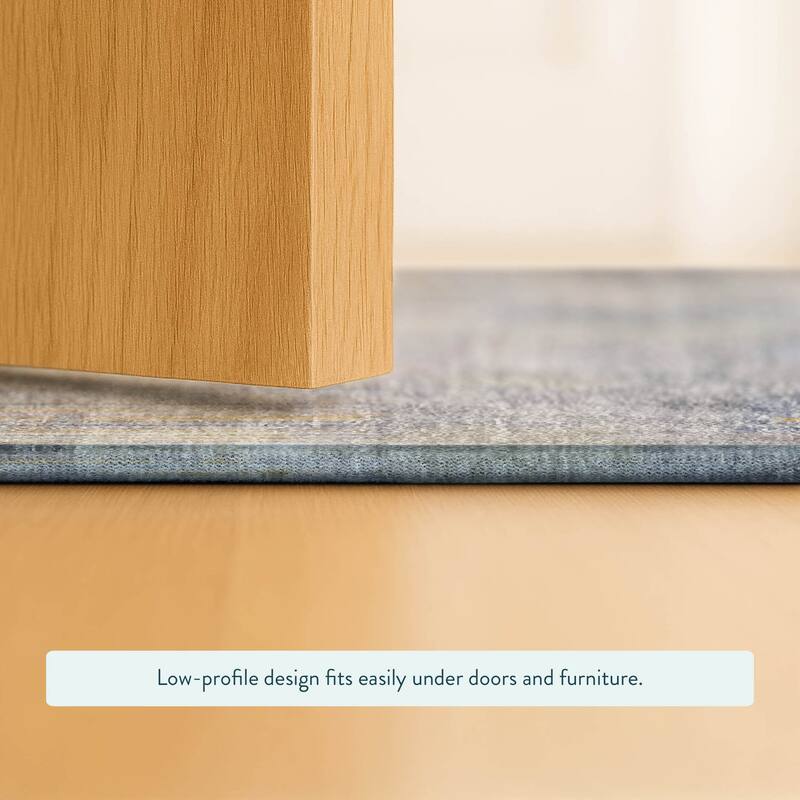 Machine Washable Indoor/ Outdoor Modern Ombre Chantille Rug