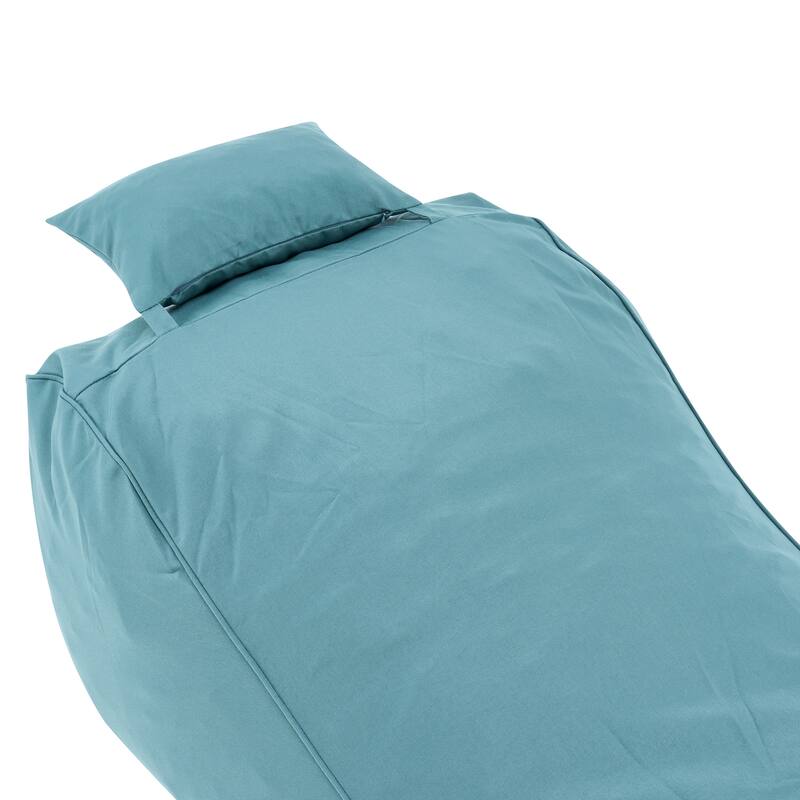 Christopher Knight Home- Fiano Fabric Outdoor Bean Bag Lounge Chair